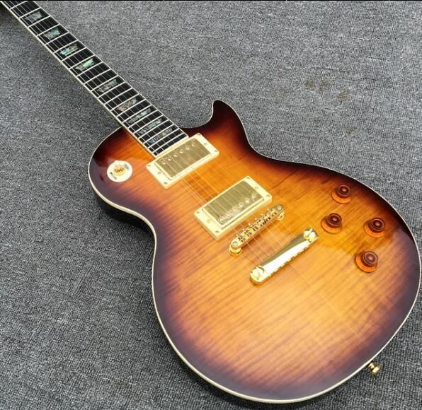 LP with Cutouts Ebony Fingerboard Abalone Inlay