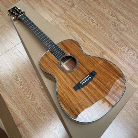Custom OM42 Solid KOA Wood Acoustic Guitar