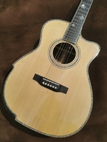 Custom 40 Inch GA Body Solid Spruce Wood Cutaway Acoustic Guitar