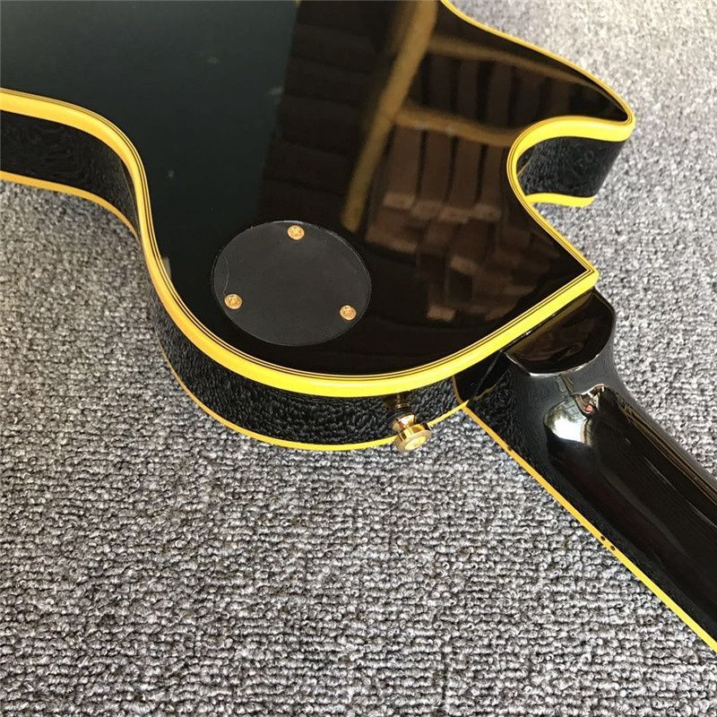LP Guitar with Yellow Binding