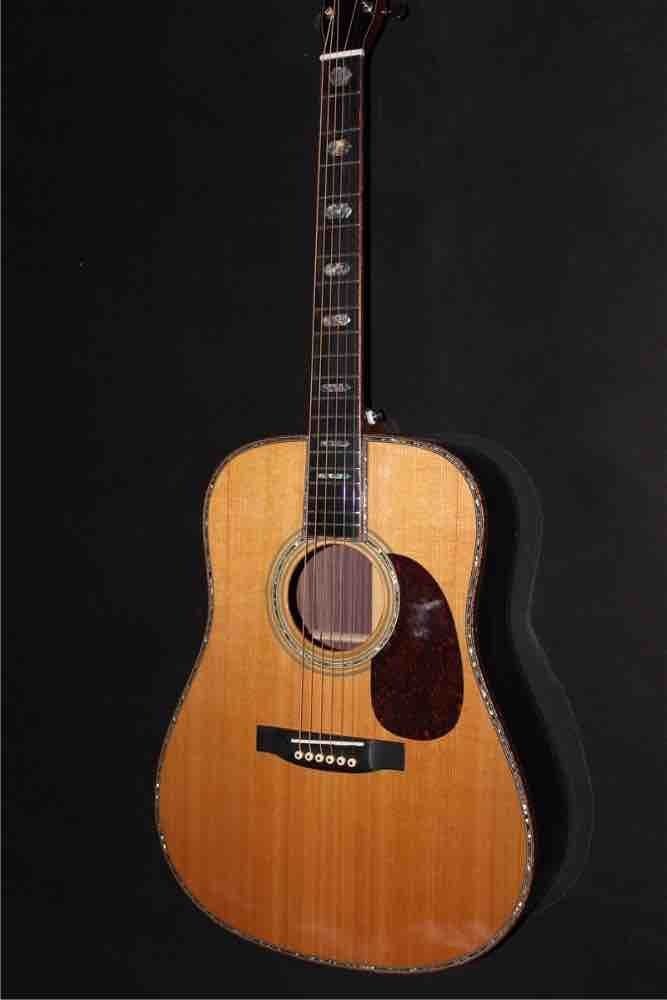 AAAA All Solid Dreadnought D45 Electric Acoustic Guitar