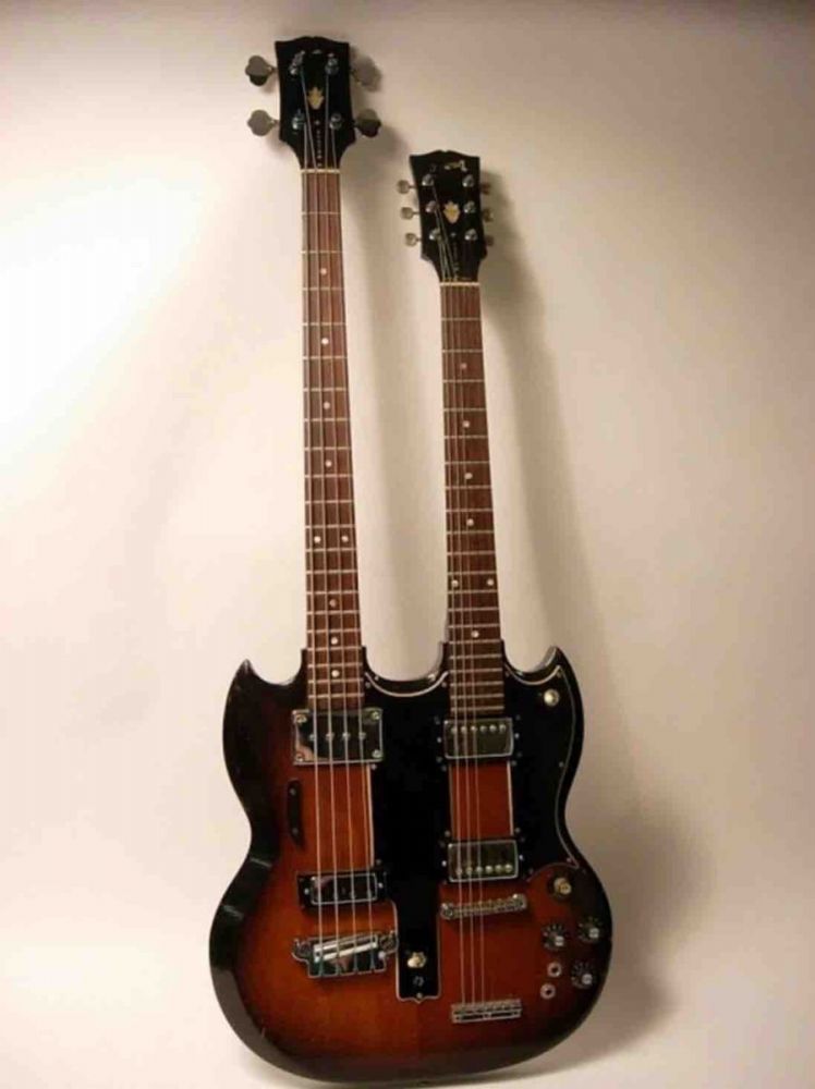 Project Don Felder EDS 1275 SG Double Neck 6 String Guitar 4 String Bass