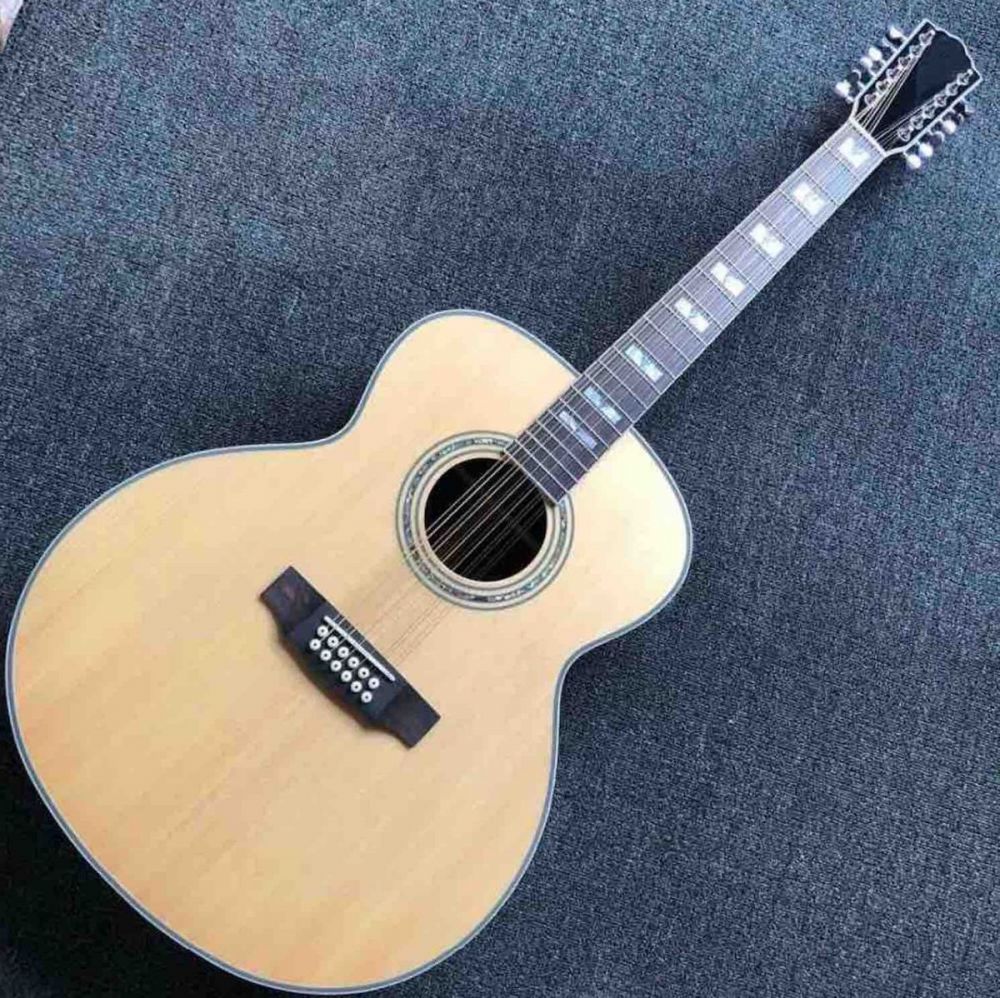 Professional Solid Acoustic Guitar Jumbo GF50 VINTAGE Style Natural Guilds Guitar