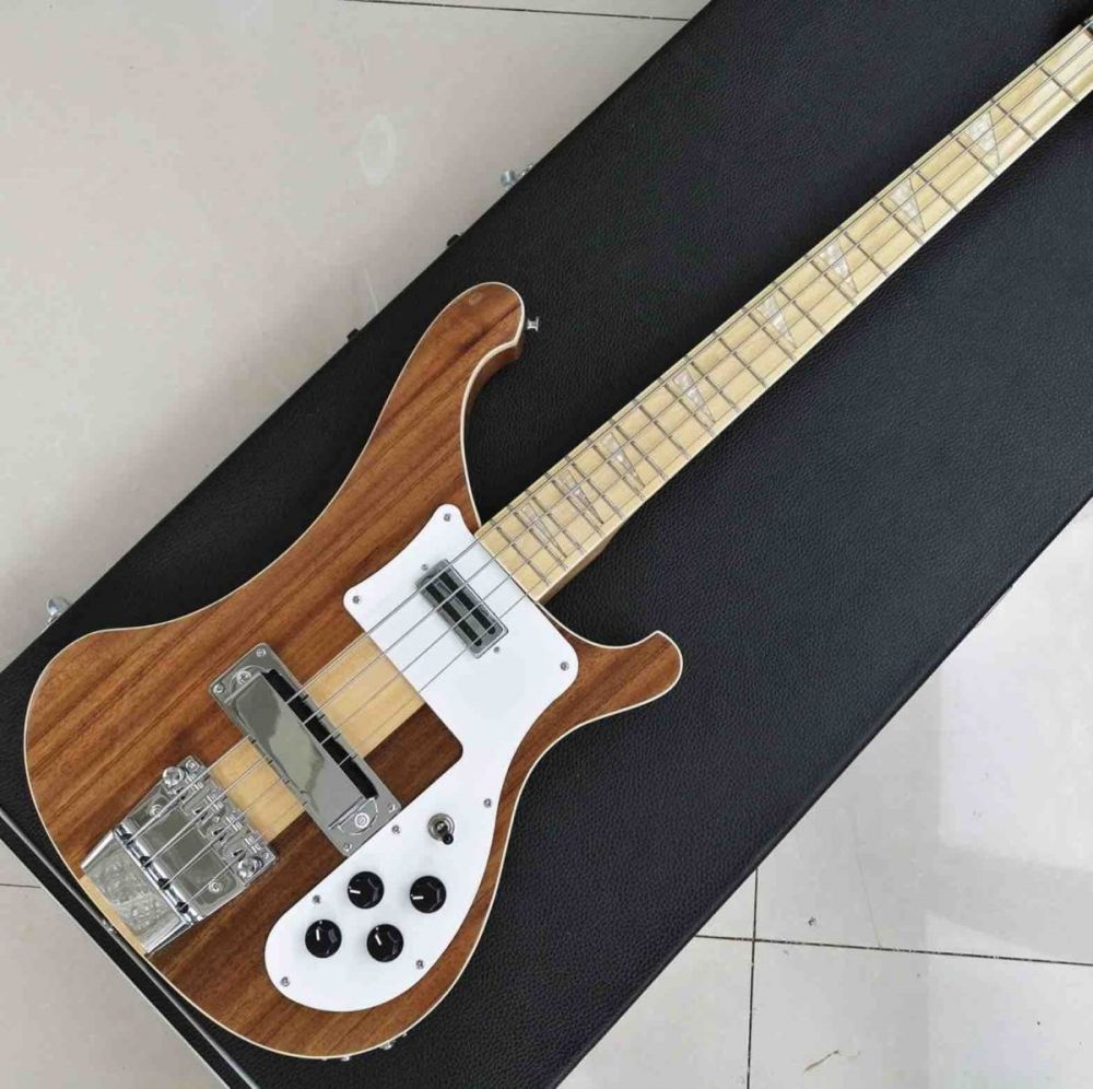 Neck Thru Body One PC Neck Body 4003 Style Natural Walnut Bass Vintage