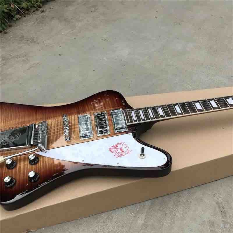 Custom Firebird Electric Guitar in Sunburst