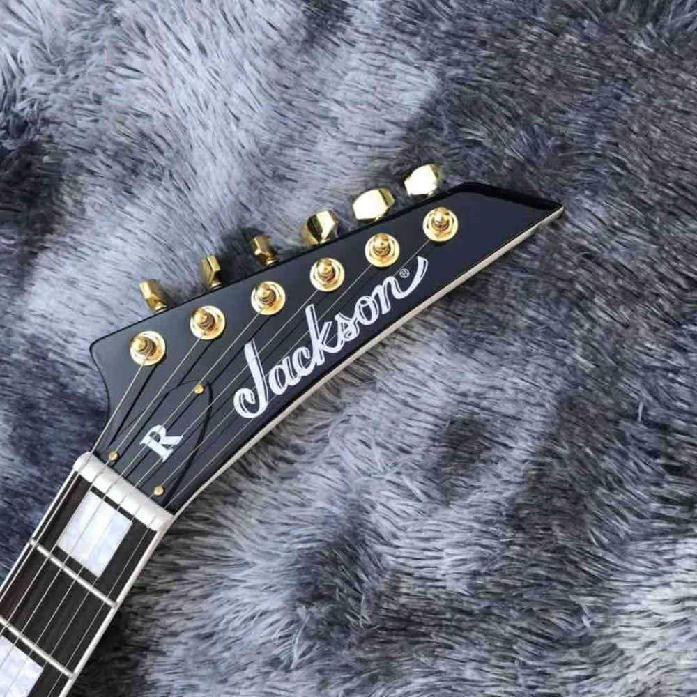 Custom White Color Golden Hardwares Blocks Inlay On Rosewood