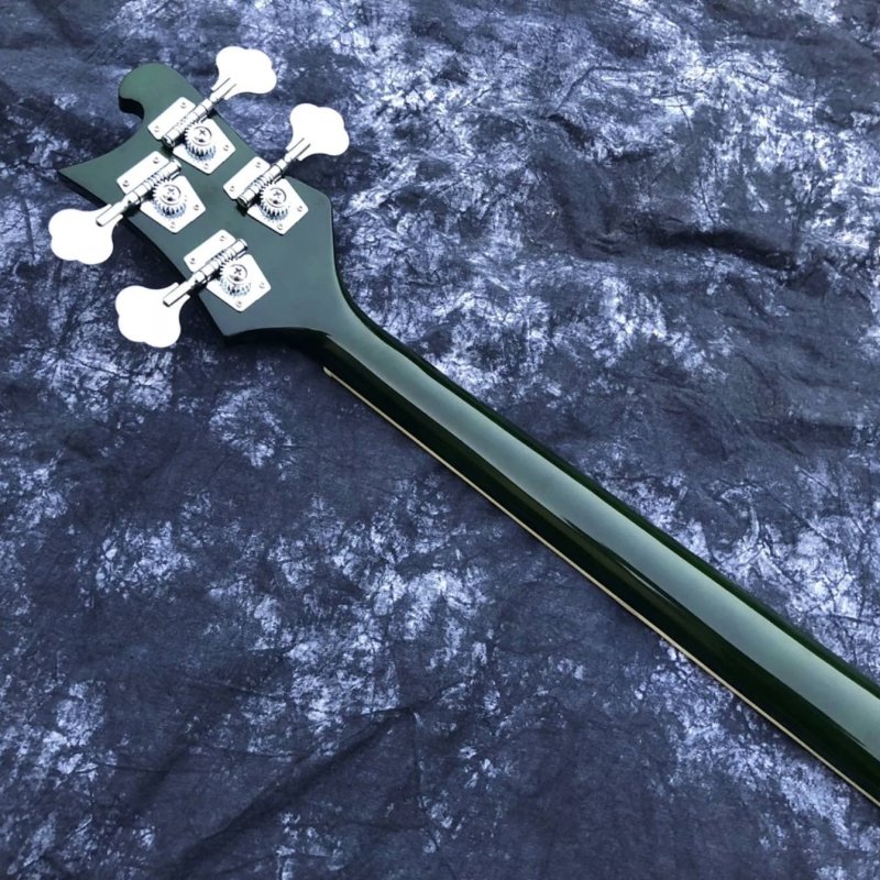 Custom Ricken 4003 Fireglo Electric Bass Transparent Green Color 4