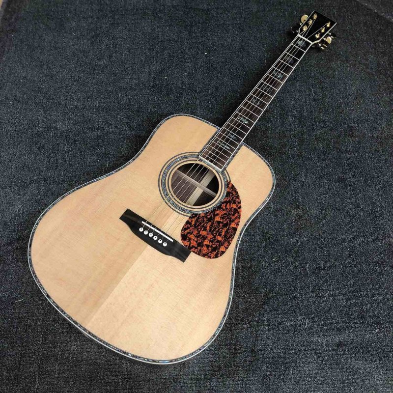 Custom Classic Folk 41 Inch Dreadnought Acoustic Guitar D45 MT Style