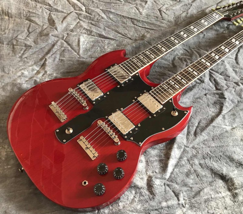 6 String 12 Strings Electric Guitar Double Neck Guitar JP Eds