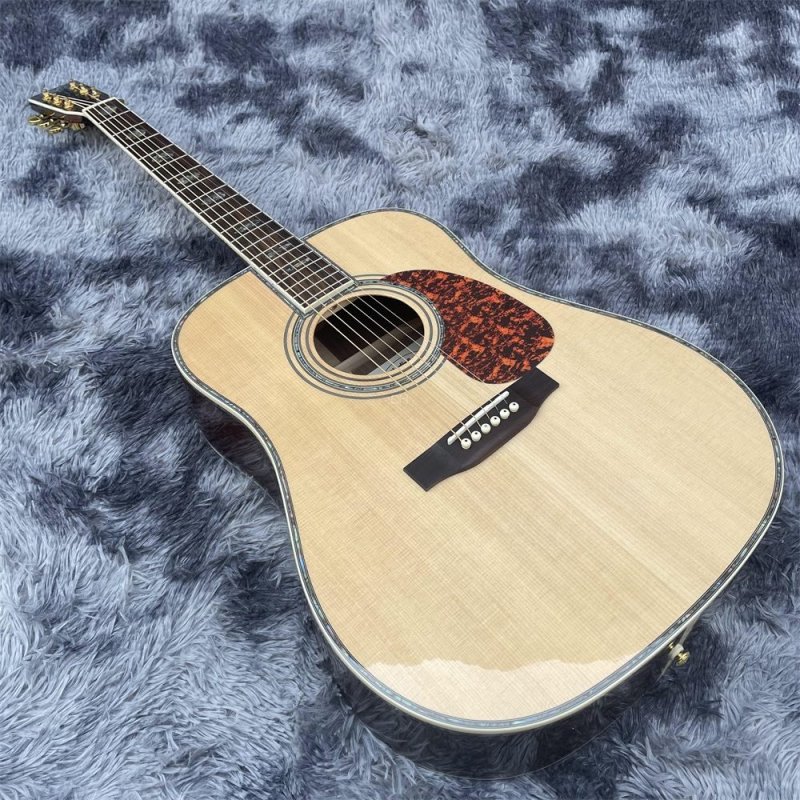 Solid Spruce Top 41 Inch Dreadnought D45S Acoustic Guitar