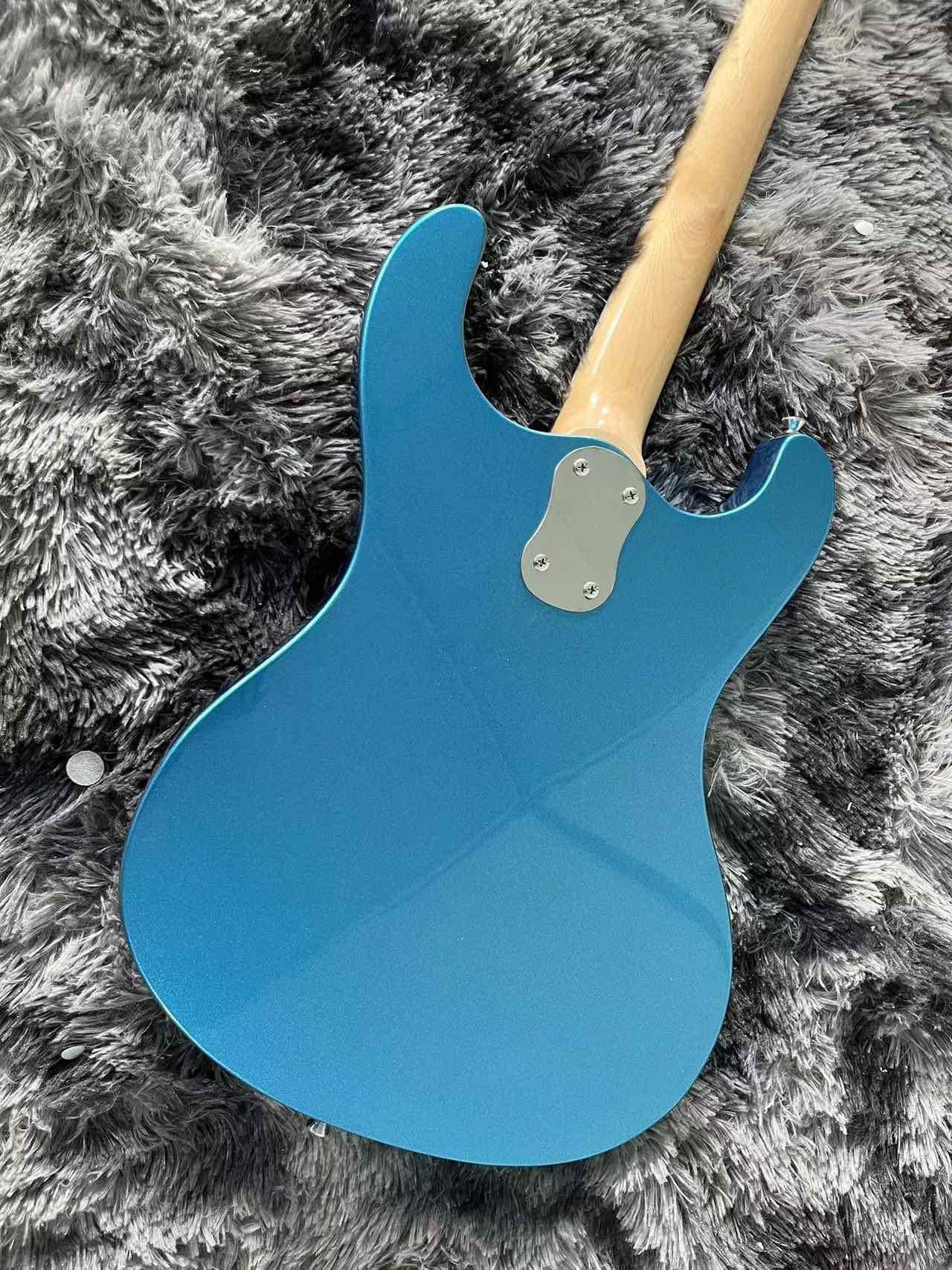 Custom Metallic Blue Color Johnny Ramone Mosrite Venture Electric Guitar