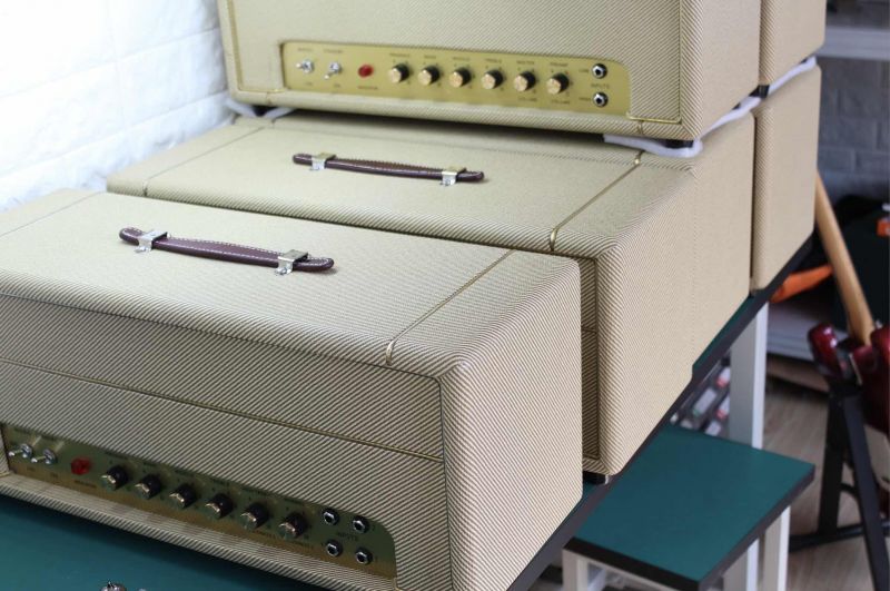 Custom JTM45 Handwired Point to Point Valve Tube Guitar Amp Head 50W in  Tweed Color Grand, image size:2070x1374