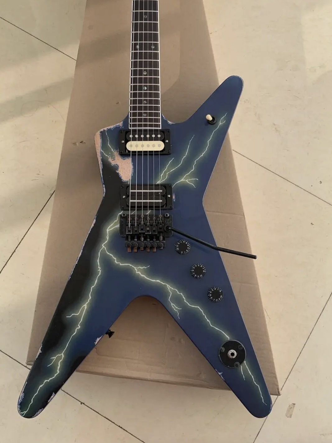 Factory Customized Vintage Aged Relic Quality Electric Guitar The Dean ...