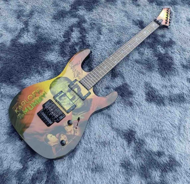 Kirk Hammett Metallic KH2 M-II Mummy Karloff Tlmummy Electric Guitar