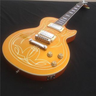 LP with Flower Body and Gold Hardware