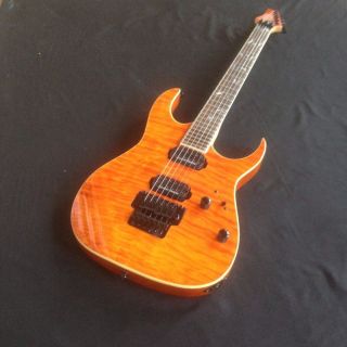 Orange Red Electric Guitar Clouds