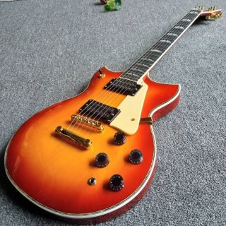 Tomatoes Electric Guitar with Black and Gold Hardware