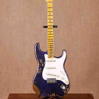 Relic Strat Electric Guitar in Purple
