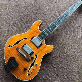 F hole Hollow Body Electric Guitar