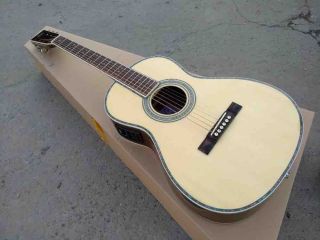 000 Solid Spruce Parlor Acoustic Guitar OOO Body AAA Acoustic Guitar