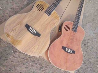 AAAA All Solid 12 Strings 14 Frets Solid Acoustic Electric Guitar