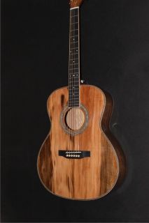 AAAA All Solid Imported Apple Wood OM Body Style Acoustic Electric Guitar