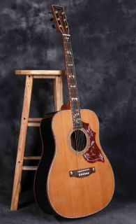 Rosewood and Maple Flame Back D Style Solid Cedar Wood Acoustic Guitar