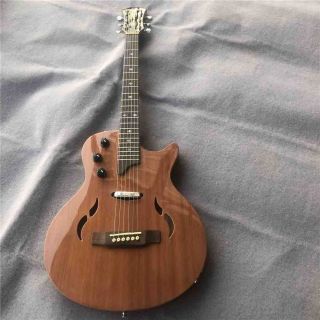 Chylors raw wood electric guitar