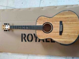 AAAA Handmade Solid Custom Olive Wood OM Style Acoustic Guitar