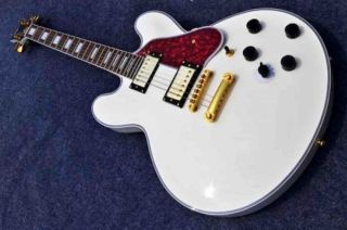 Project George Morrison BB King Lucille Sparkle Dust White Guitar