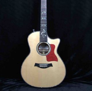 Solid Spruce Top Real Abalone 916ce Classical Electric Acoustic Guitar