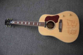 Custom Shop Natural John Lennon J160E Acoustic Guitar