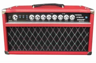 Custom Grand AMP SSS Steel String Singer Amplifier 50W in Red Tolex Color Is Optional