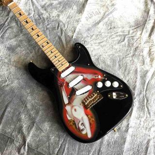 Custom 6 Strings Playboy Marilyn Dream Rust Electric Guitar