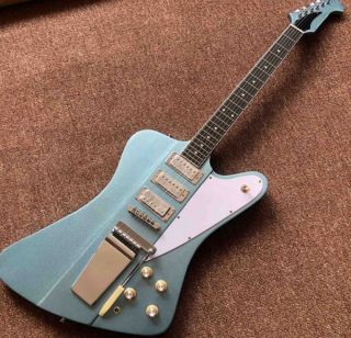 Custom Electric Guitar with Long Verson Maestro Vibrola Ebony Fingerboard