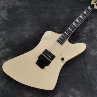 Custom Grand Electric Guitar in Cream Color with One Pickup Ebony Fingerboard