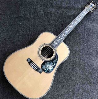 Grand D-100AA AAAA All Solid Wood Acoustic Guitar