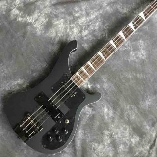 Custom Grand High Quality Matte Bass Electric Guitar Black Hardware