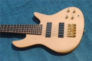 Custom Neck Through Body 5 Strings Bass Guitar