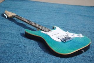 Custom 6 Strings Electric Bass Guitar in Blue Color Logo Headstock Customized is Available