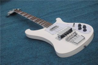Custom 4003 Ricken Electric Guitar Bass in White