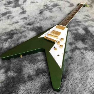 Custom Grand Flying V Electric Guitar China OEM Custom Body flying v guitar& Kits