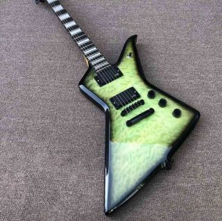 Custom Quilted Maple Top Irregular Special-Shaped Electric Guitar