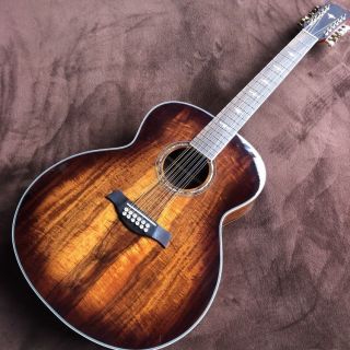 Custom 43 Inch JUMBO Style KOA Wood Acoustic Guitar With Rosewood Fingerboard Mahogany Body KOA Back Side