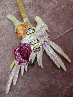 Custom Irregular Shape Handmade Angel Electric Guitar