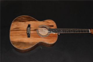 Custom Grand AAAAA All Solid European Applewood OMJM Acoustic Guitar Herringbone Binding