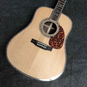 Custom Dreadnought 41 Inch D45S Classic Acoustic Guitar with Vintage Tuner