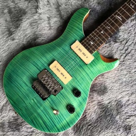 Custom Grand Flamed Maple Top PR Style Electric Guitar