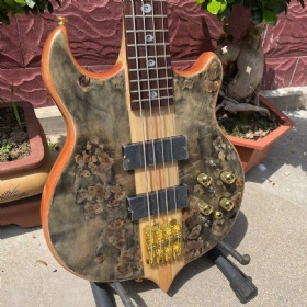 Custom Burst Maple 4 5 6 Strings Electric Bass Alembic Style Bass