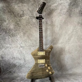 Custom Grand A20 Washburn Style Transparent Flamed Top Electric Guitar Accept Guitar Bass OEM
